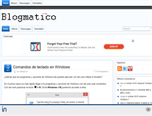 Tablet Screenshot of blogmatico.com